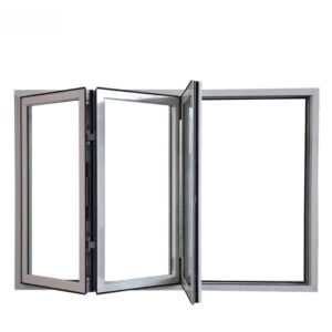 Aluminum alloy folding window