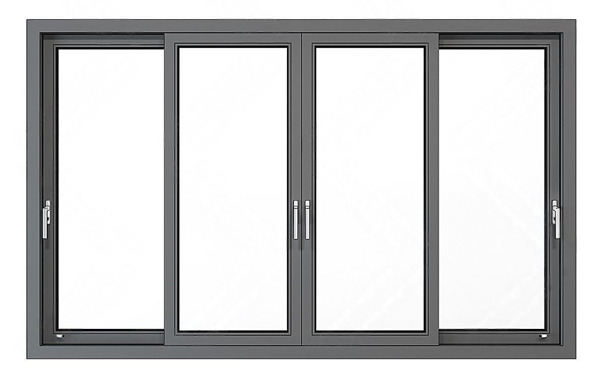 Aluminum alloy sliding window - Image 2
